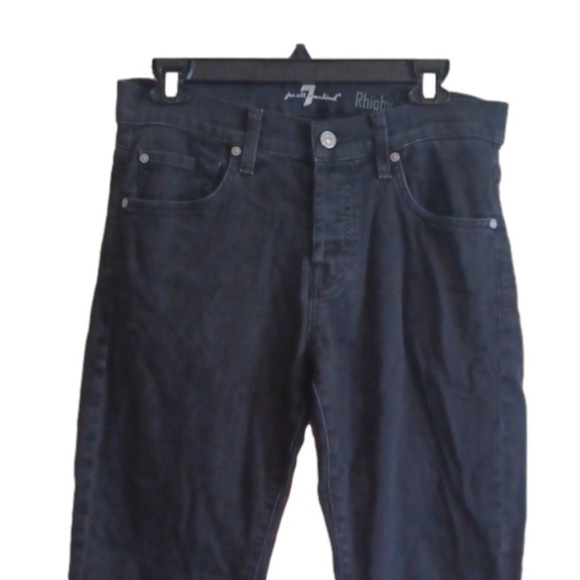 7 for all Mankind jeans. Rigby style., in black. Size 31.Great used condition. - Picture 2 of 8